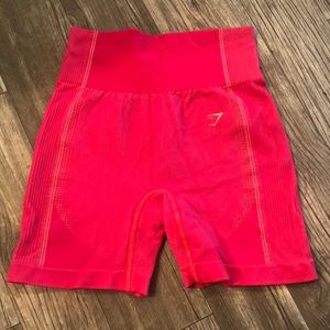Hot pink Gymshark shorts size M